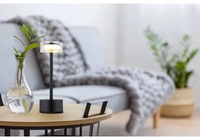 Globo 21026S - LED Dimmelhető asztali lámpa SHIRA LED/2,5W/3,7V 2700/4000/6500K fekete