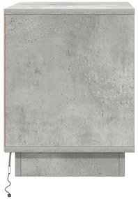 LED világítással ellátott éjjeli szekrények 2 db Betongrád 44x34,5x45 cm