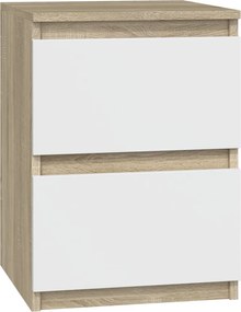 Éjjeliszekrény Malwa M2 Fehér Sonoma