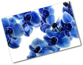 Üveg vágódeszka Kék orchidea pl-ko-80x52-f-108719239