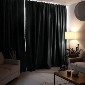 Goldea sötétítő függöny blackout - slate szürke 140x270 cm
