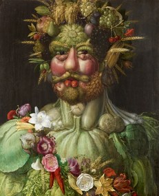 Reprodukció Vertumnus, 1591, Giuseppe Arcimboldo