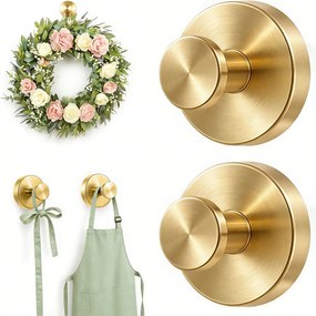 Fali törölközőtartó tapadókorongos fürdőszobai fúrás nélkül 2db