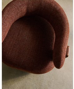 Barna zsenília fotel Granite – Kave Home