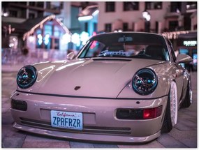 Poszterek 40x30 Fehér Porsche