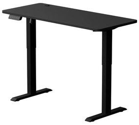 Bevezető ár! Elektromosan állítható magasságú íróasztal ülő-/állómunkához 140cm fekete Levano LV9903