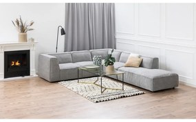 Fairfield világosszürke fekvőfotel modul kanapéhoz, bal oldali - Bonami Selection