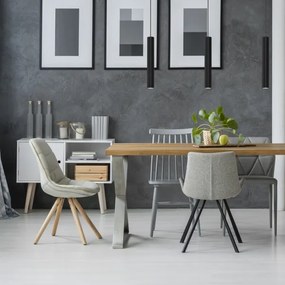 Csillár zsinóron HUDSON 1xGU10/8W/230V fekete