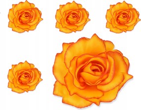 5x Sonia Virág mesterséges nádfej rózsa csokor mesterséges