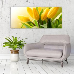 Kép - Sárga tulipán (120x50 cm)