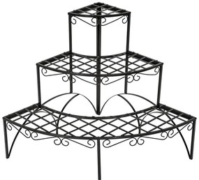 Sarok virágtartó állvány