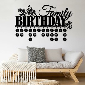 DUBLEZ | Falra szerelhető családi naptár - Family Birthday