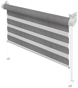 Szürke nappali-éjszakai roló 57x150 cm Zebra – Gardinia