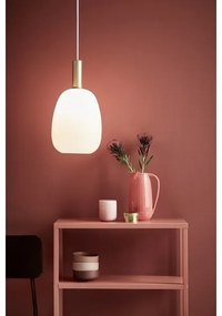 Nordlux - ALTON lógcsillár 1xE27/60W/230V fehér/fekete/antikolt réz