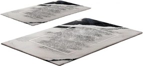 Szürkésbézs fürdőszobai kilépő szett 2 db-os 60x100 cm CT – Foutastic