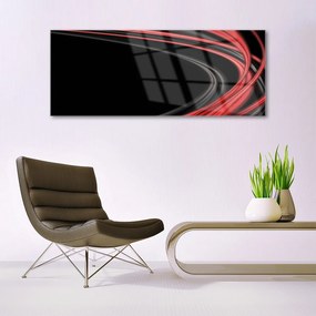 Modern üvegkép absztrakció Graphics 100x50 cm