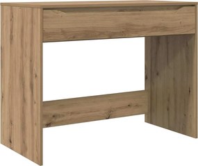 vidaXL Asztal fiókkal tárolóval Artisan tölgy 100 x 50 x 78 cm Faanyag
