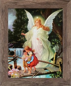 Vászonkép 30x25 Őrangyal Tölgy Angyal Keret