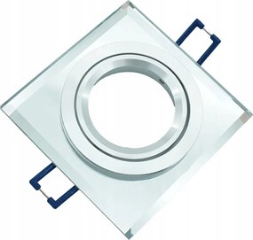 Mennyezeti spot lámpatest állítható üveg szögletes szem Idealed