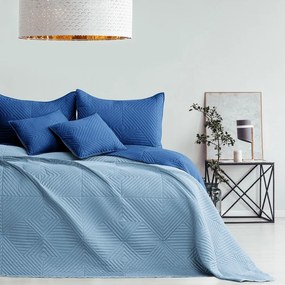 Kék mikroszálas steppelt ágytakaró 220x240 cm Softa – Restilo