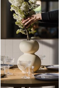 Bézs kerámia váza (magasság 36 cm) Tuga – noo.ma