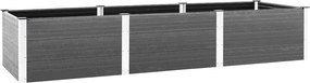 vidaXL szürke WPC kerti magaságyás 300 x 100 x 54 cm