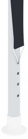 antracitszürke rendezvénysátor 2,5 x 2,5 m 90 g/m²