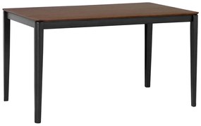 Modern Sötét Fa Étkezőasztal 135 x 80 cm CEDAR Beliani