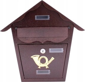 Postaláda Házikó XL utántöltő,antik barna SK43