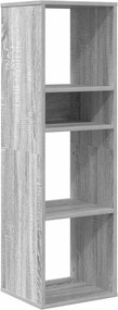 vidaXL könyvszekrény szürke sonoma 34x31x112 cm szerelt fa