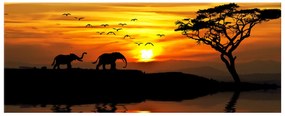 Gario Vászonkép Afrika Méret: 100 x 40 cm