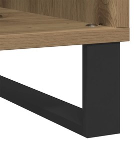Lemez szekrény Régi fa 84.5x38x90 cm Műanyag fa