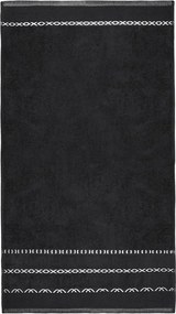 Gino törölköző 50x90 fekete 550g/m2 frottír