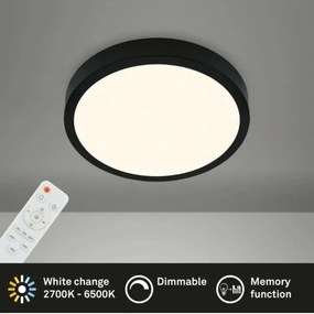 Briloner 3701-015 - RUNA LED 18W/230V mennyezeti dimmer + távirányító