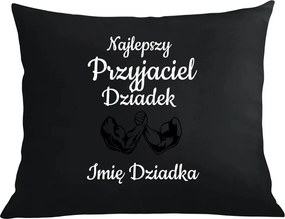 Párna párnahuzat Legjobb Barát Nagypapa+Nagypapa neve