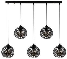 Csillár zsinóron FELLINI 5xE27/100W/230V