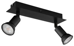 Globo 57998-2 - Spotlámpa DREW 2xGU10/35W/230V fekete