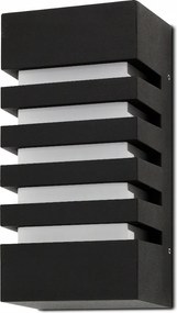 Kültéri Fali Lámpa Led Kerti Lámpa Homlokzatra E27 Dekoratív Fekete