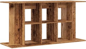 vidaXL antik fa színű szerelt fa akváriumállvány 120x40x60 cm