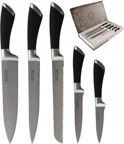 Konyhai Kés Készlet Acél Csúszásgátló Markolat 5 Db-os