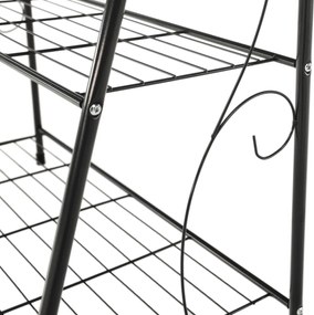 Polcállvány, 3 polcos, sötét szürke, VERUMA