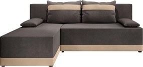 Univerzális ülőgarnitúra, szürke/bézs, ROMAND