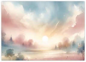 Kép - Elegáns tájkép (70x50 cm)