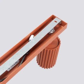 Sollux SL.1638 - Spotlámpa KARBON 3xGU10/10W/230V piros