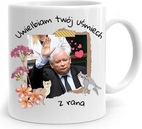 Vicces Bögre A Pis Elnökétől Jaroslaw Kaczynski fényképes nyomtatással