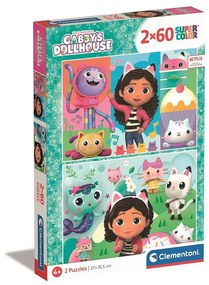 Gabi babaháza Meadow 2x60 db-os puzzle Clementoni