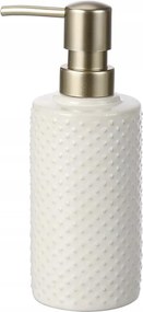 Folyékony Szappan Adagoló Fürdőszobai Fehér Geometrikus Mintás Arany Pumpa