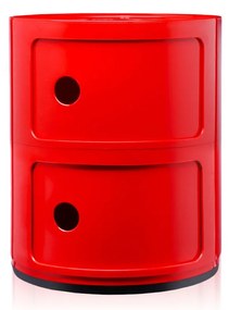 Kartell Componibili 4966 tárolóasztal, 2 tároló rész, több színben Szín: vínová