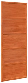 viaszbarna tömör fenyőfa istálló stílusú ajtó 80x208 cm