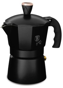 Kotyogós kávéfőző fekete 0,15 literes három személyes Black Rose Collection